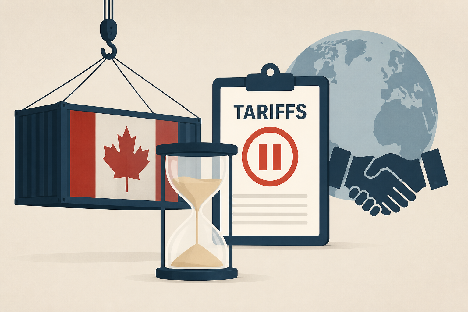 Trump pauses new tariffs on Canada and says countries close to a deal