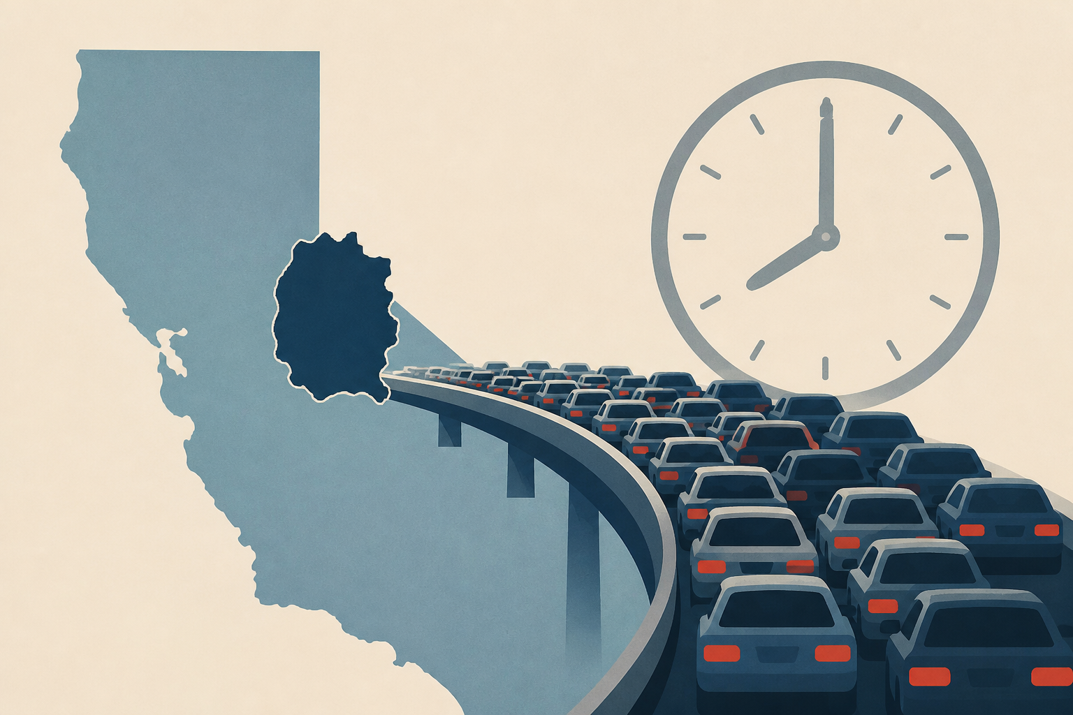 Worst California commute revealed and it's not in SoCal