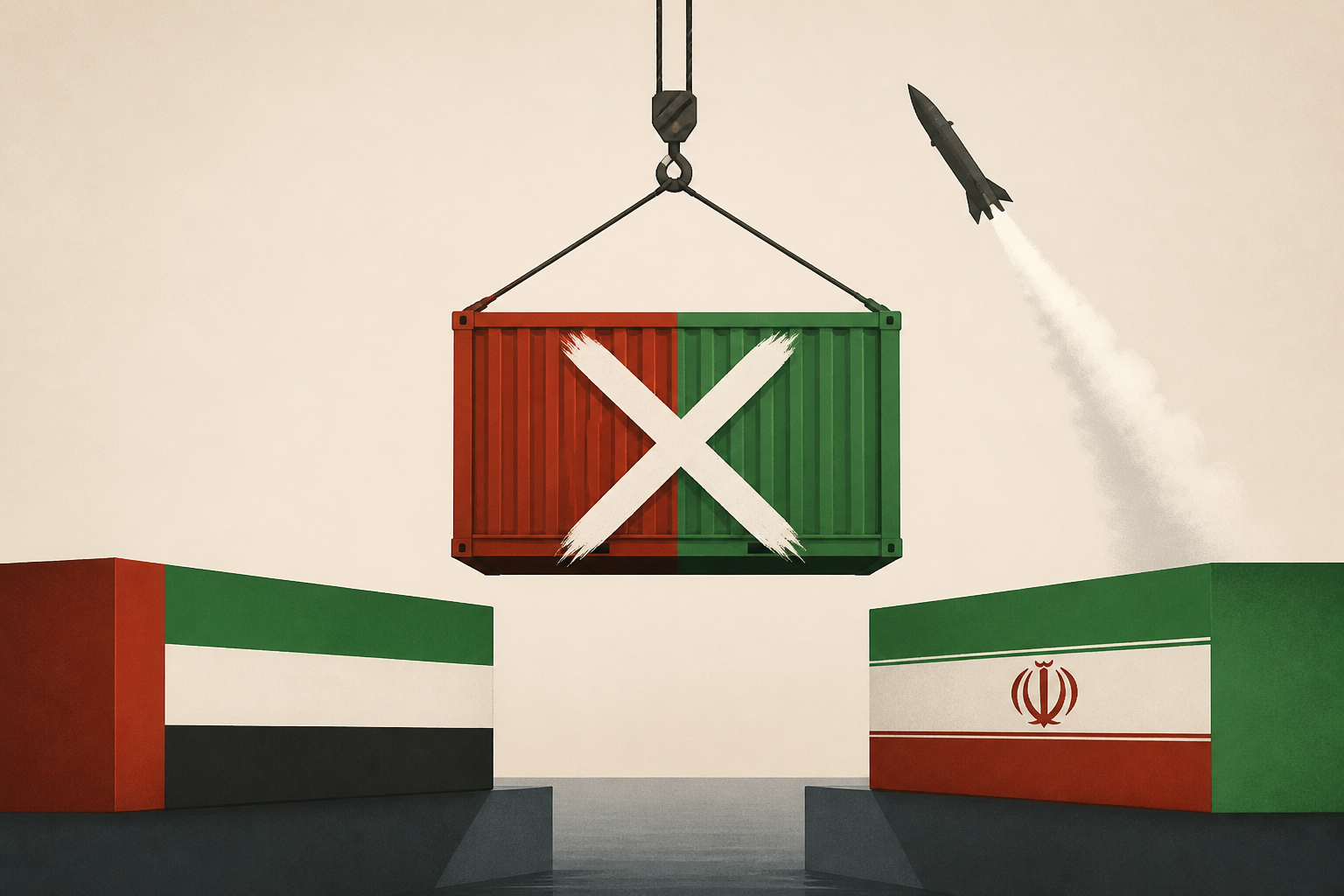 UAE halts trade with Iran after accusing Tehran of firing ballistic missiles