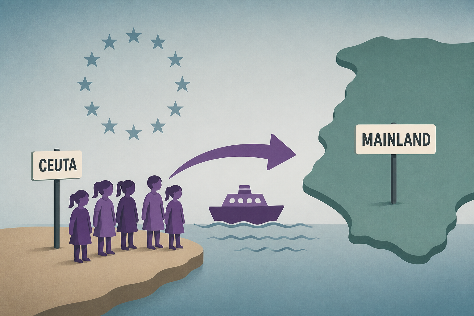 Spain ignores EU and prepares urgent transfer of 500 migrant girls from Ceuta to mainland