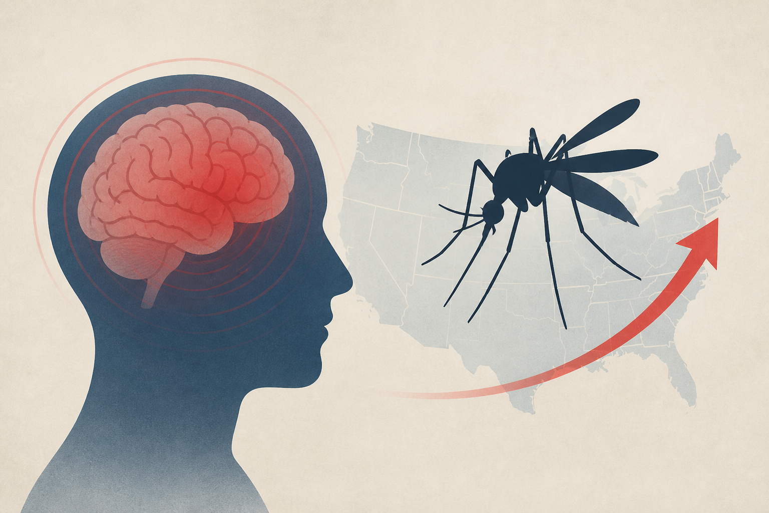 A deadly brain-swelling illness spread by mosquitoes is on the rise in the US