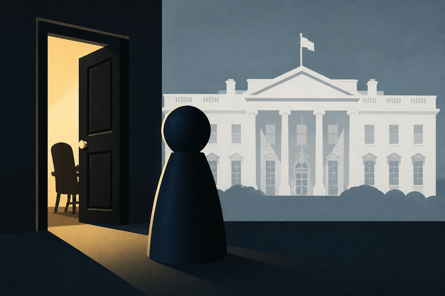 Shock Frontrunner to Replace Leavitt Holds Secret Meetings With White House