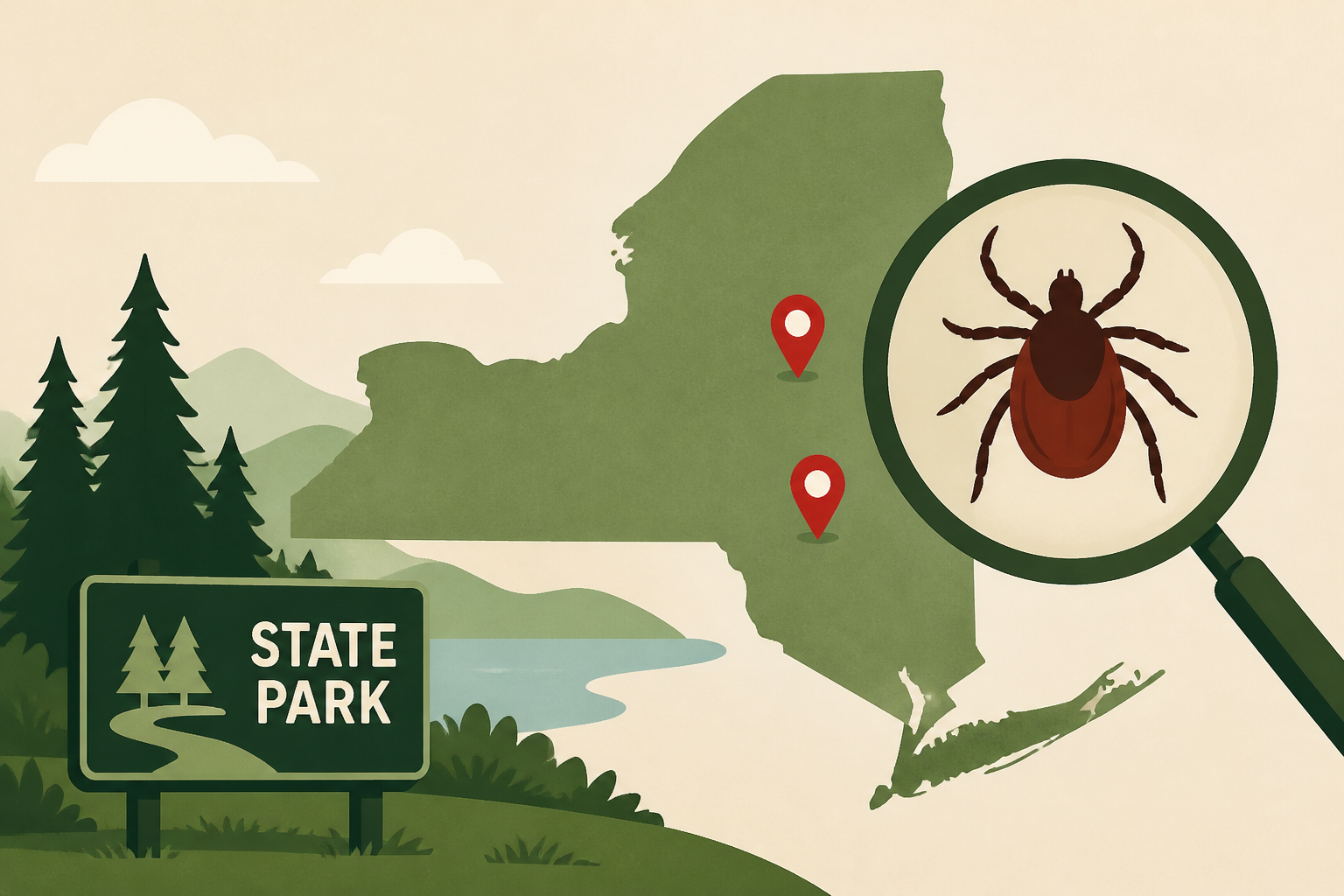 2 New York state parks rank among nation's top tick hotspots