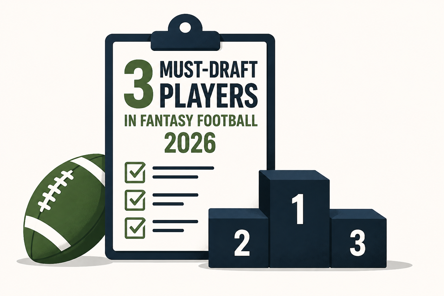 Kendall's 3 Must-Draft Players in Fantasy Football 2026