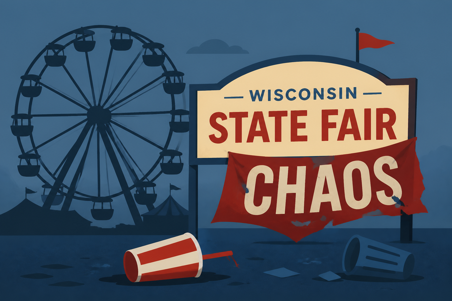 Wisconsin State Fair descends into chaos as brawl breaks out in final hours of annual festival