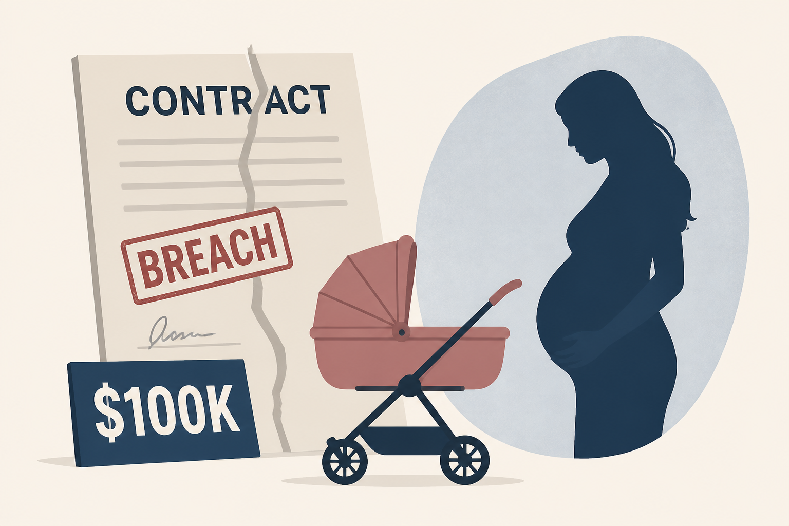 Biological parents sue surrogate McKenna West for $100K for breaching contract, not aborting baby
