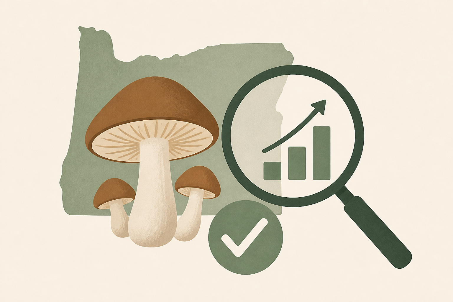Study of Oregon's legal mushroom experiment shows promise : NPR