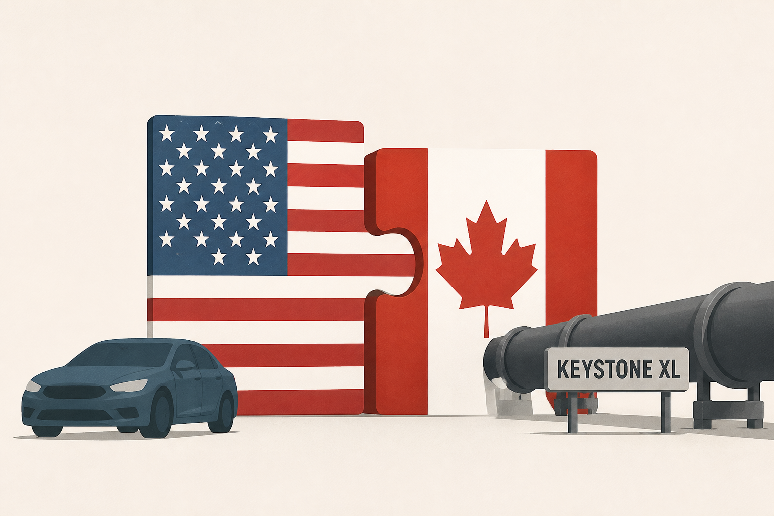 Trump hints Canada tariffs deal includes autos, Keystone XL