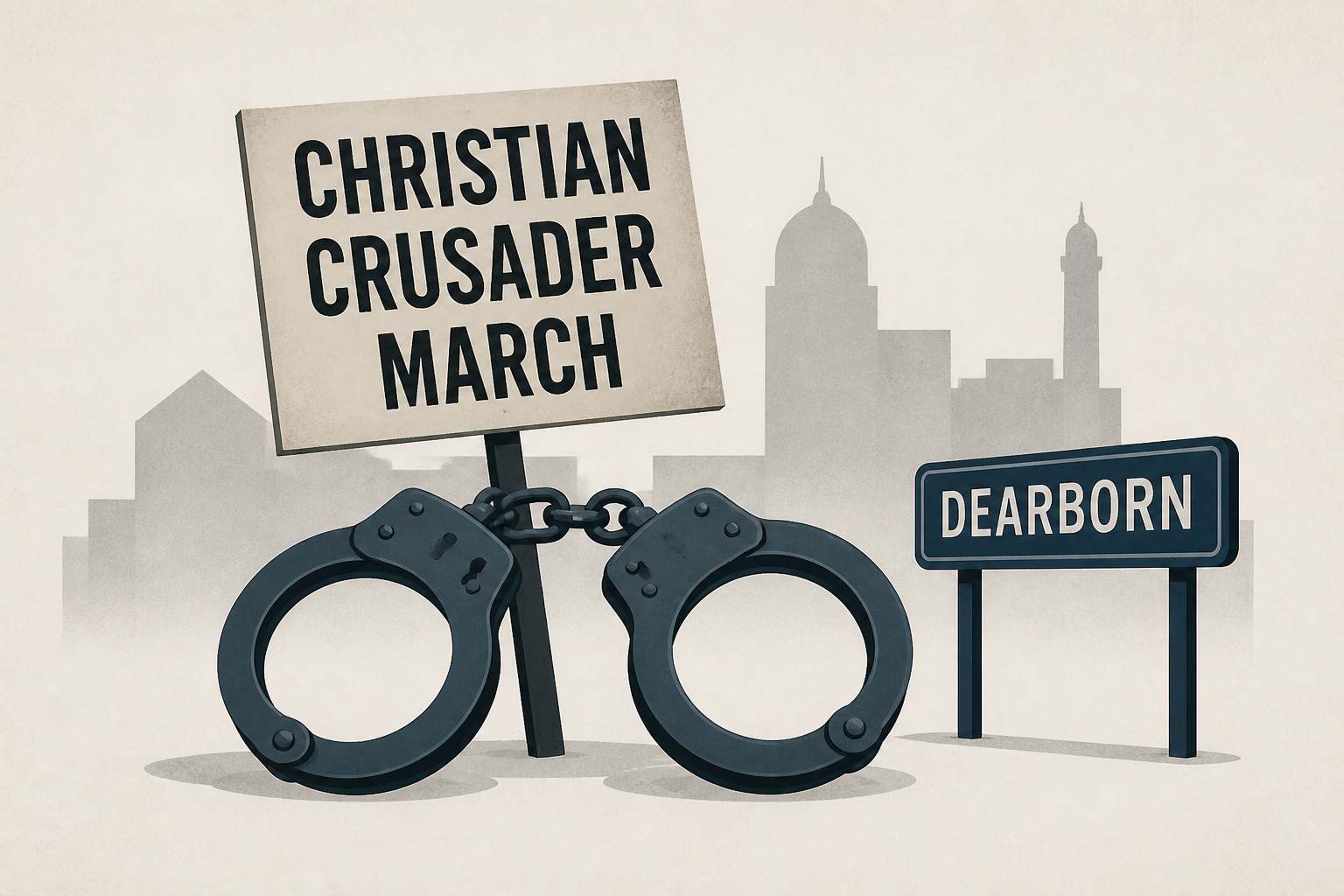 22 arrested during planned ‘Christian Crusader March’ in Dearborn