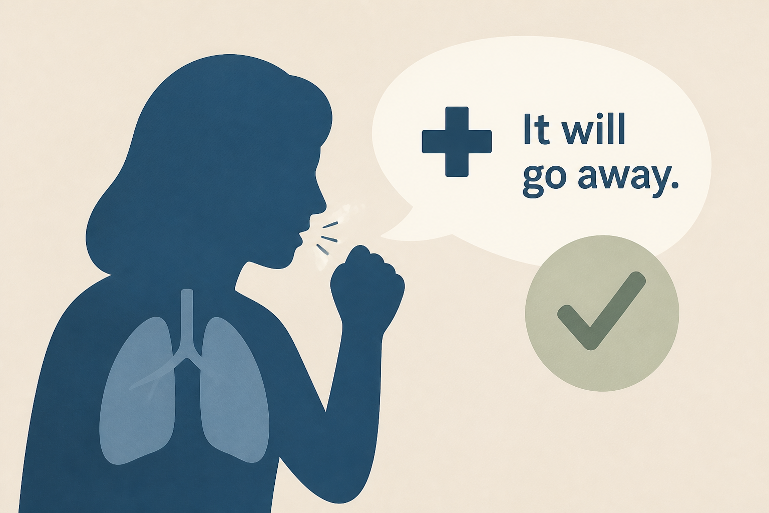 Doctors told woman her persistent cough would go away