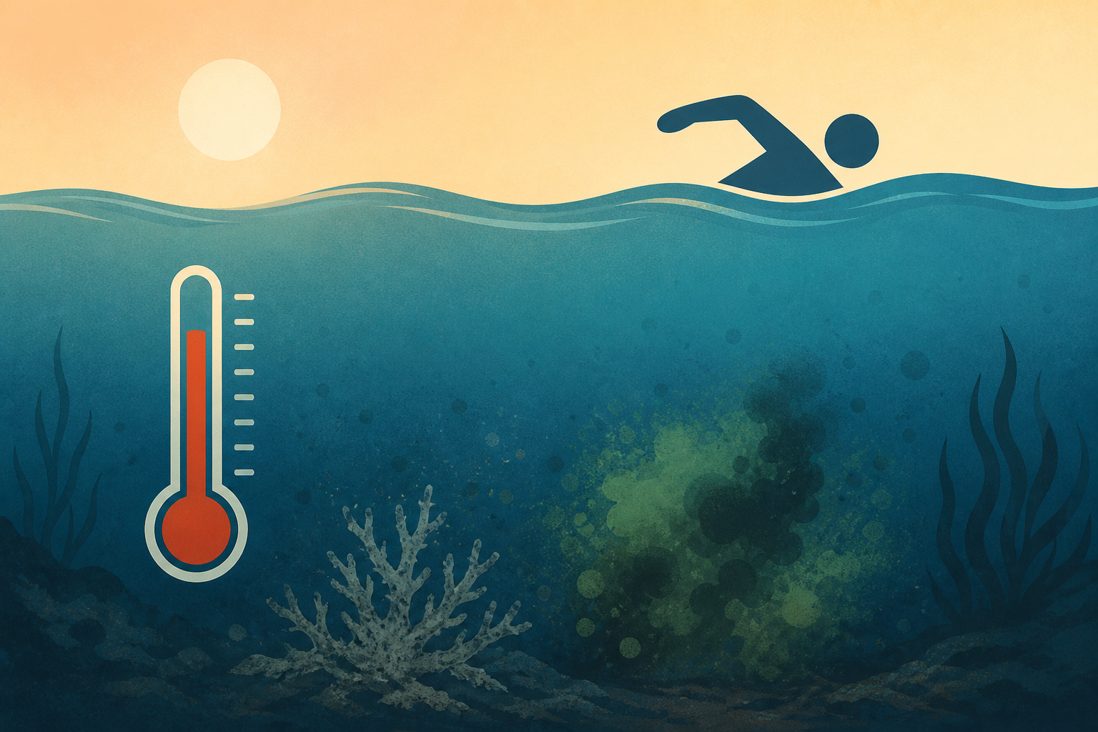 Europe's warmer seas are appealing to swimmers - but what lies beneath is ‘alarming’, study warns