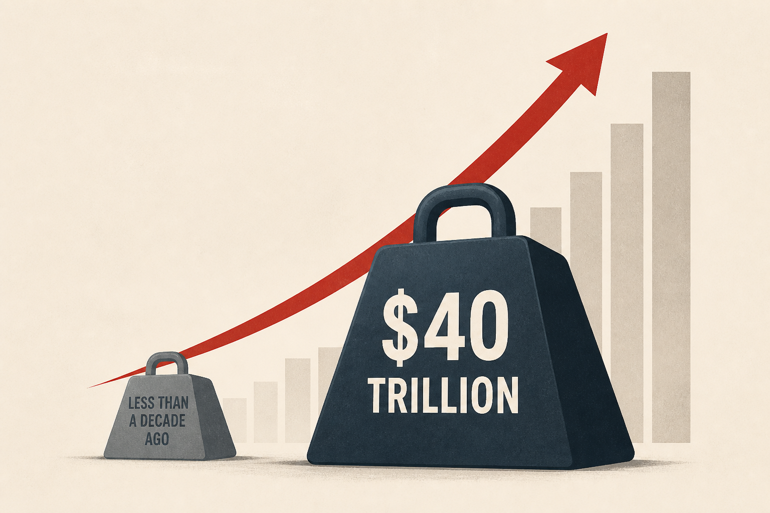 National debt tops $40 trillion after doubling in less than a decade, Treasury data shows