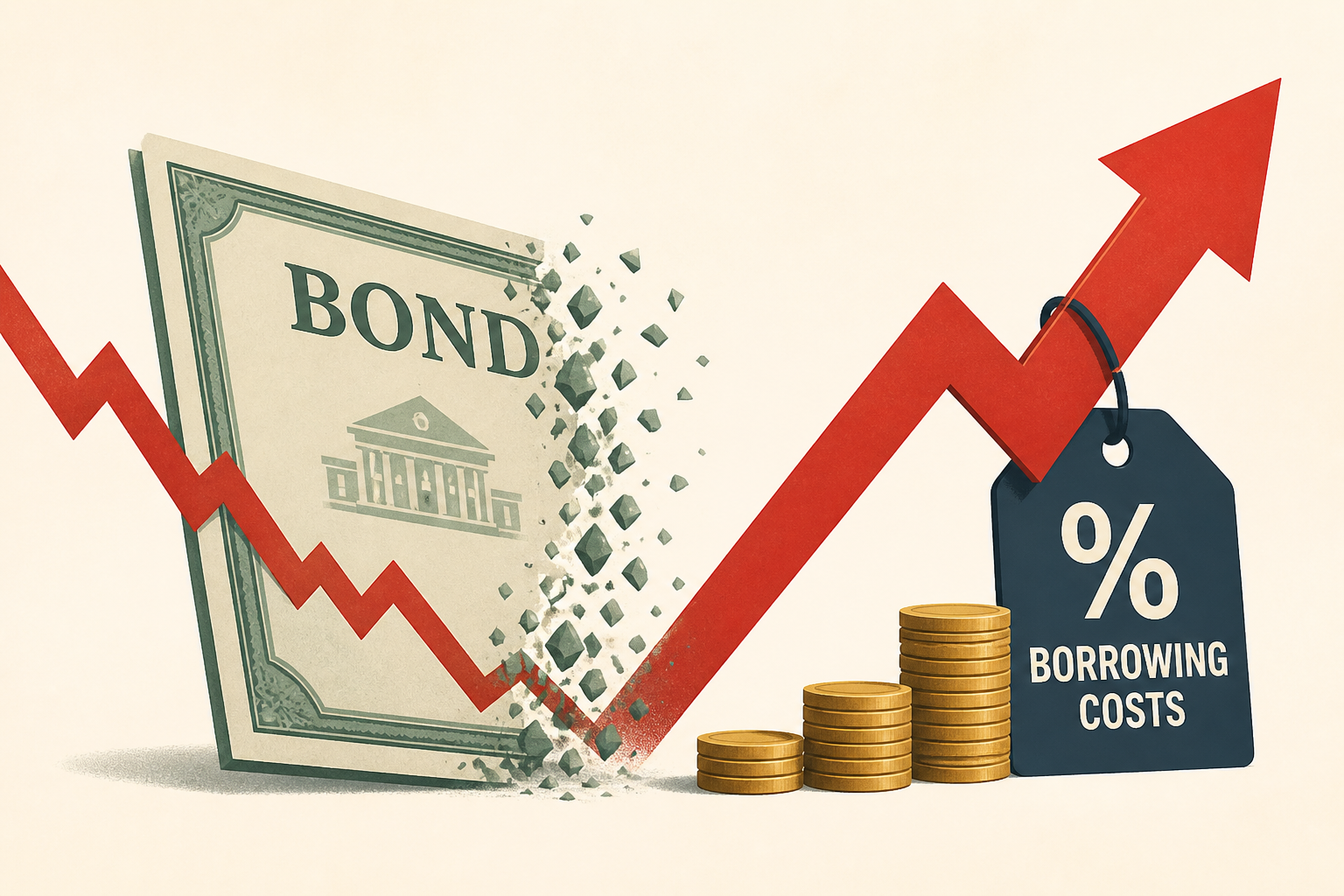 Bond market sell-off threatens higher borrowing costs. Here is what it means for your money.