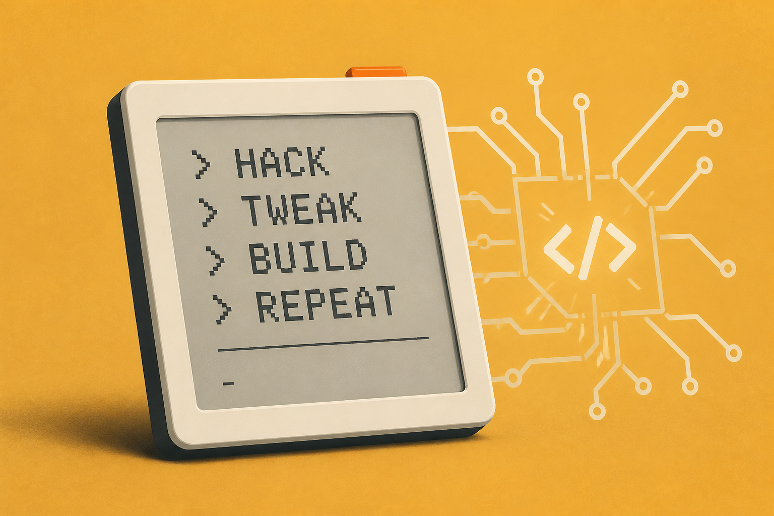 The ReTerminal Sticky Is An E-Paper Display Begging You To Hack It