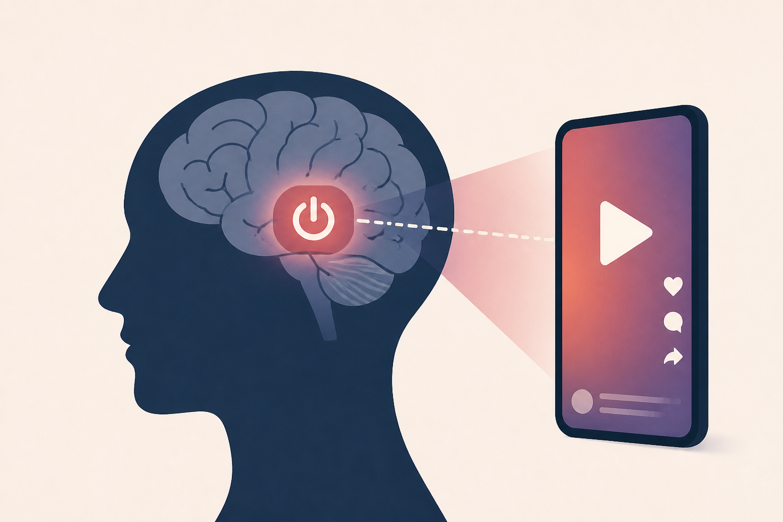 Study Shows Short Videos Deactivate Brain's Control Centers