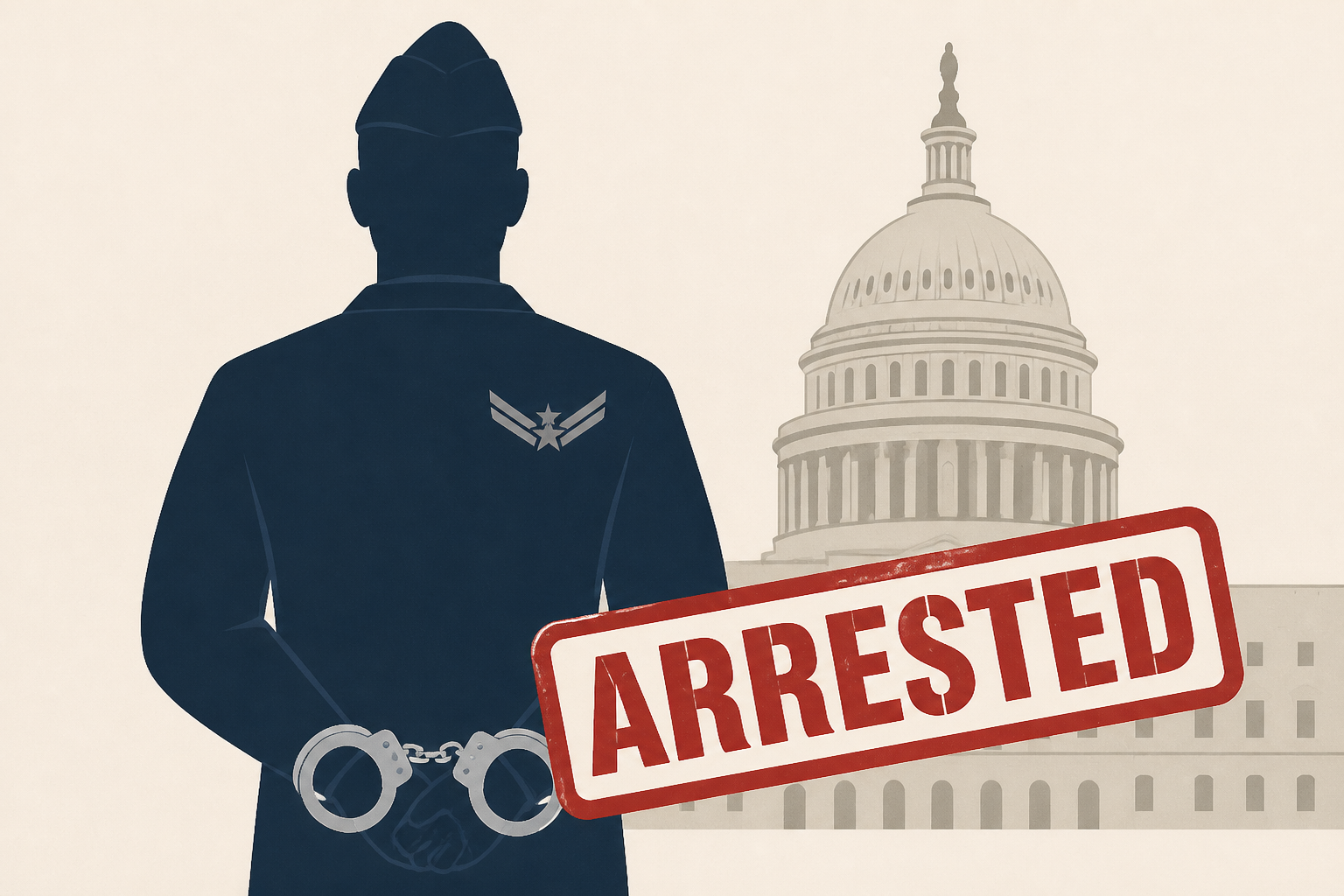 US airman arrested at Capitol after calling for Trump’s impeachment is detained again
