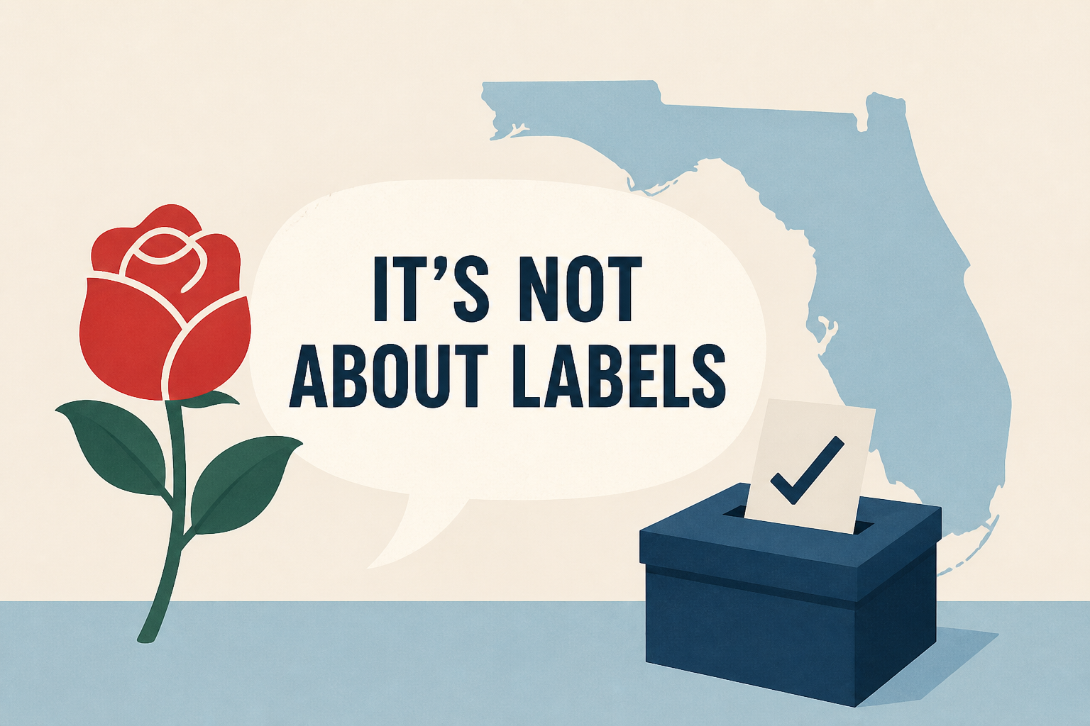 Democratic socialist candidate Angie Nixon says "it's not about labels" after Florida Senate primary victory