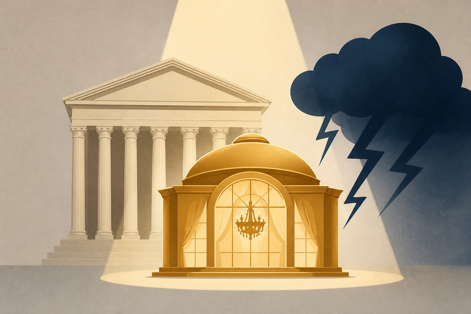 Trump tells Supreme Court 'unprecedented' threats make ballroom vital