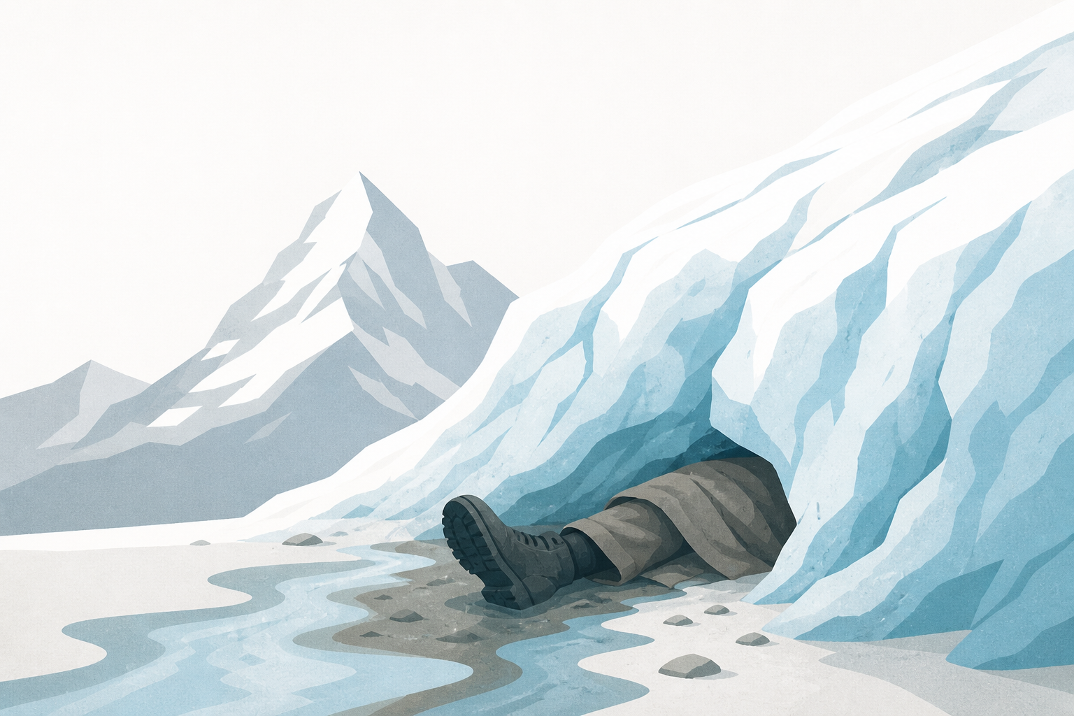 Glacier melting on Swiss Alps reveals bodies of missing persons