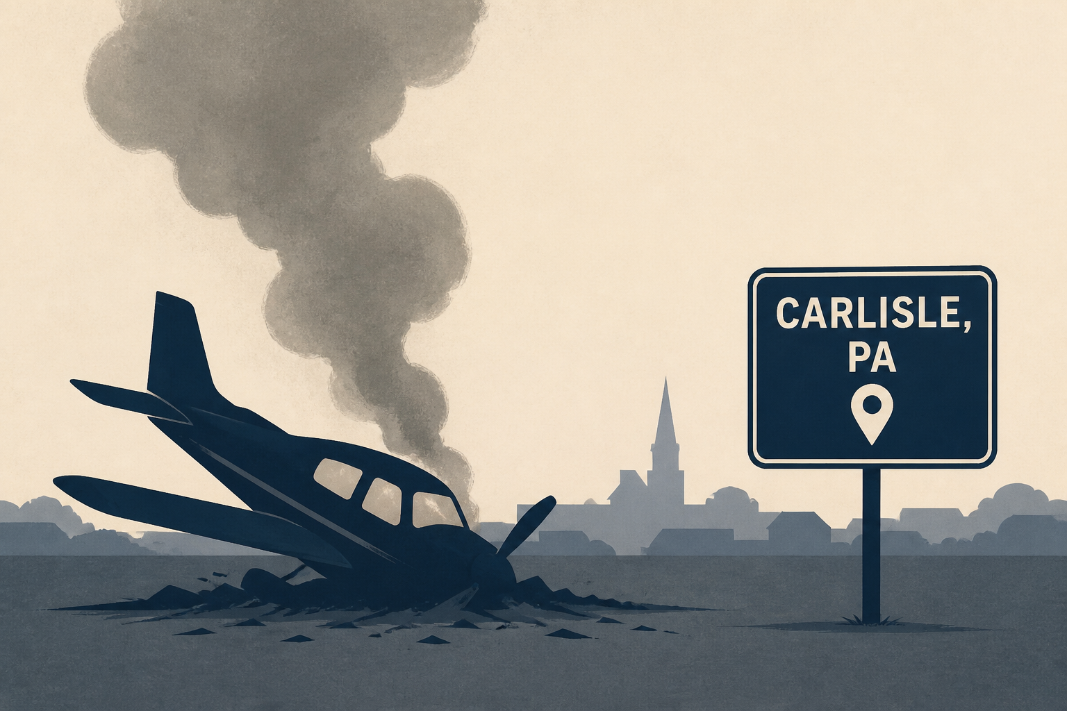 Aircraft crash involving state police reported in Carlisle, Pa.