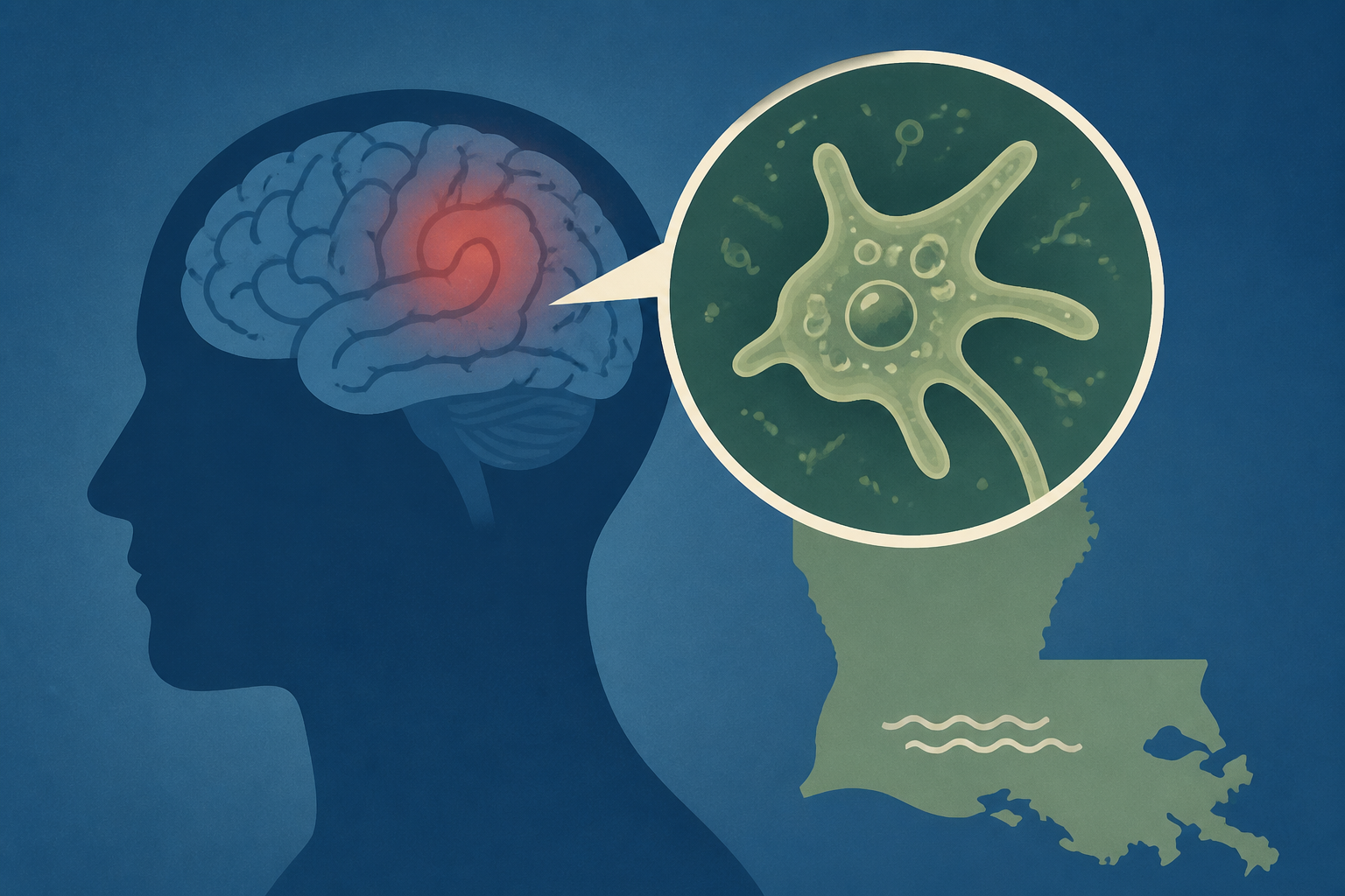 Brain-eating amoeba infection in Louisiana resident