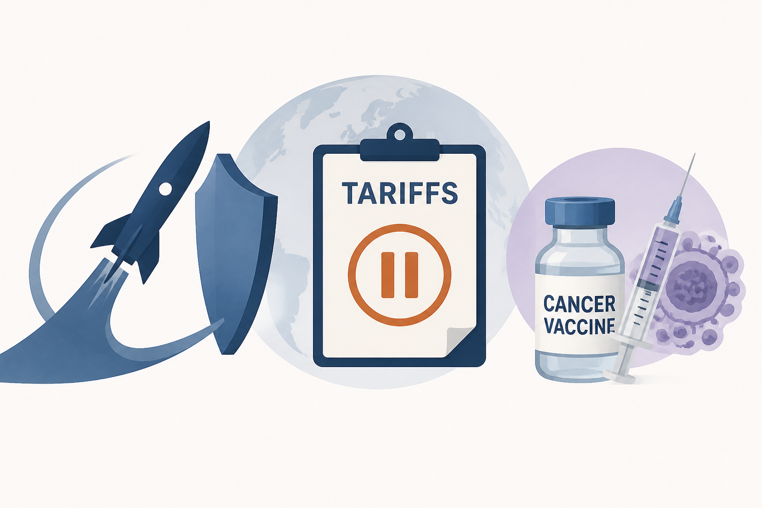 Roundup: SpaceX pushback / New tariffs paused / Cancer vaccine