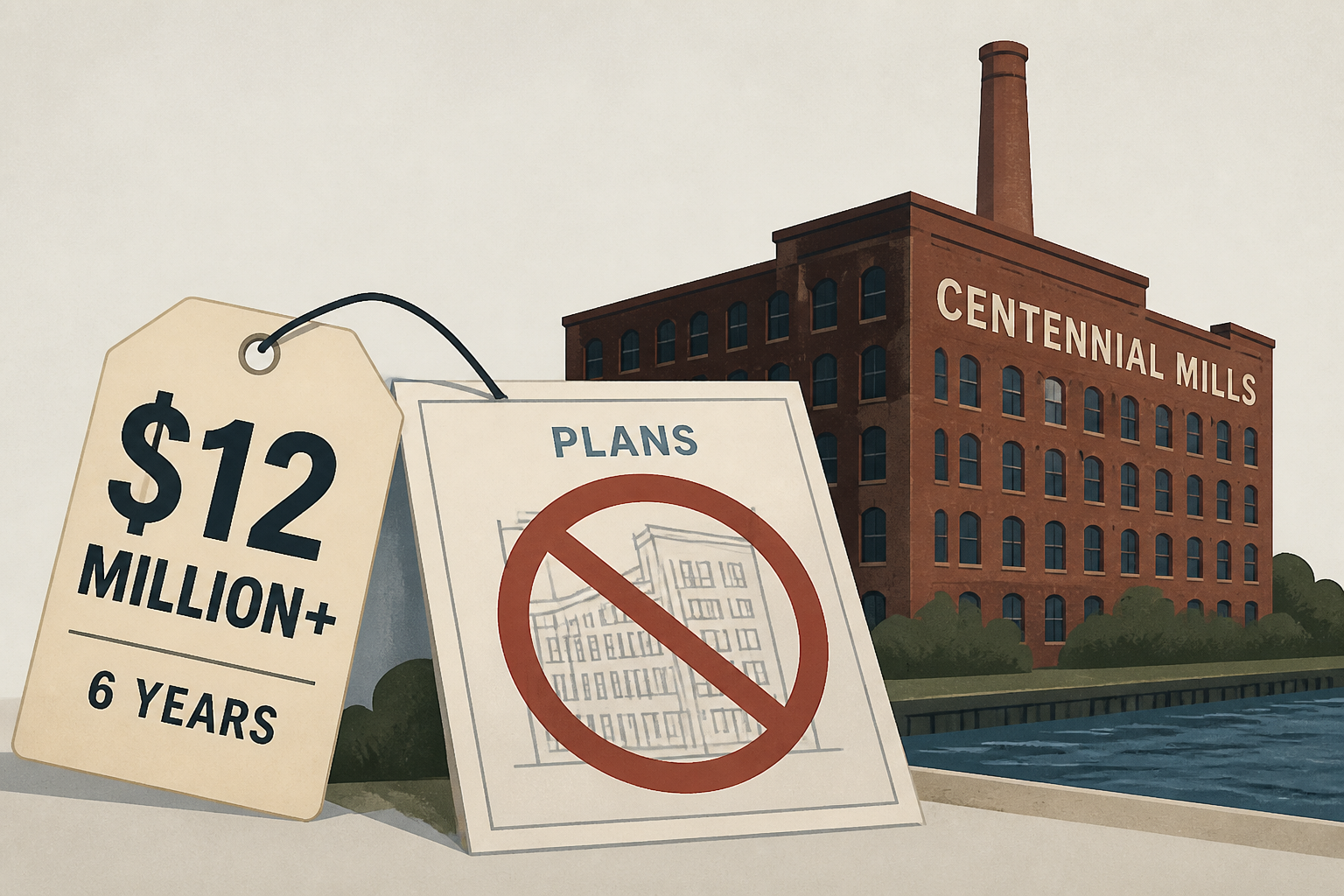 Portland spent more than $12 million on Centennial Mills in six years as plans halted