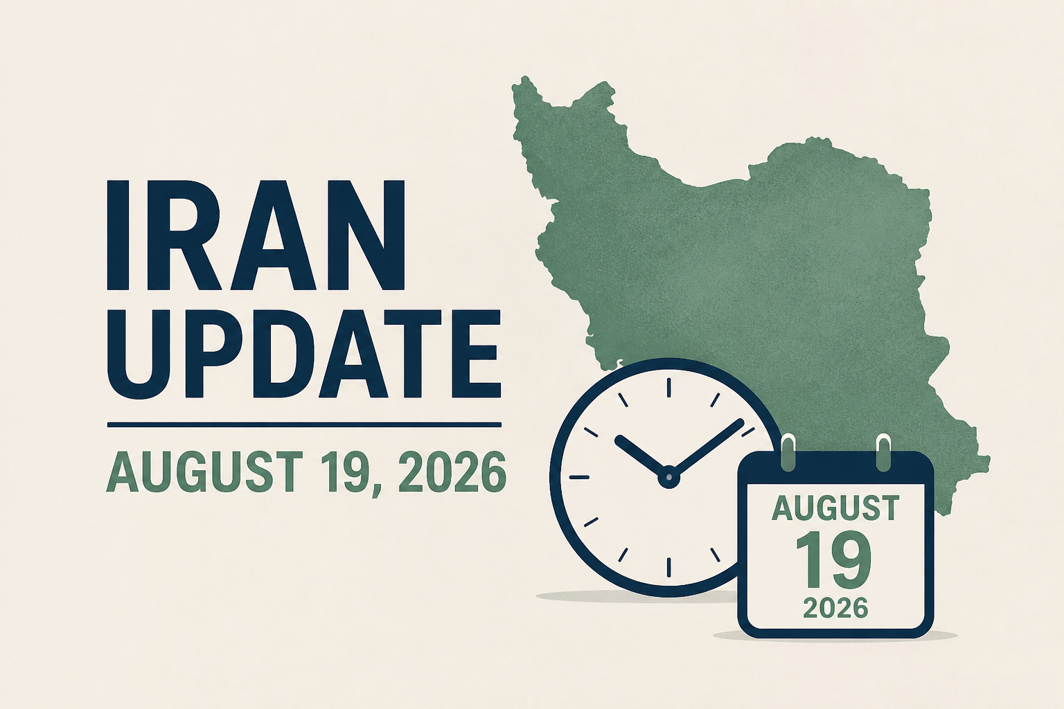 Iran Update, August 19, 2026