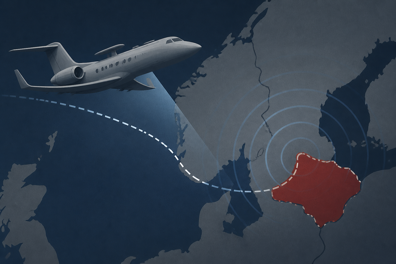EA-37B Flew Along Kaliningrad Border As Part Of “Specialized” Recon, EW Flight Package