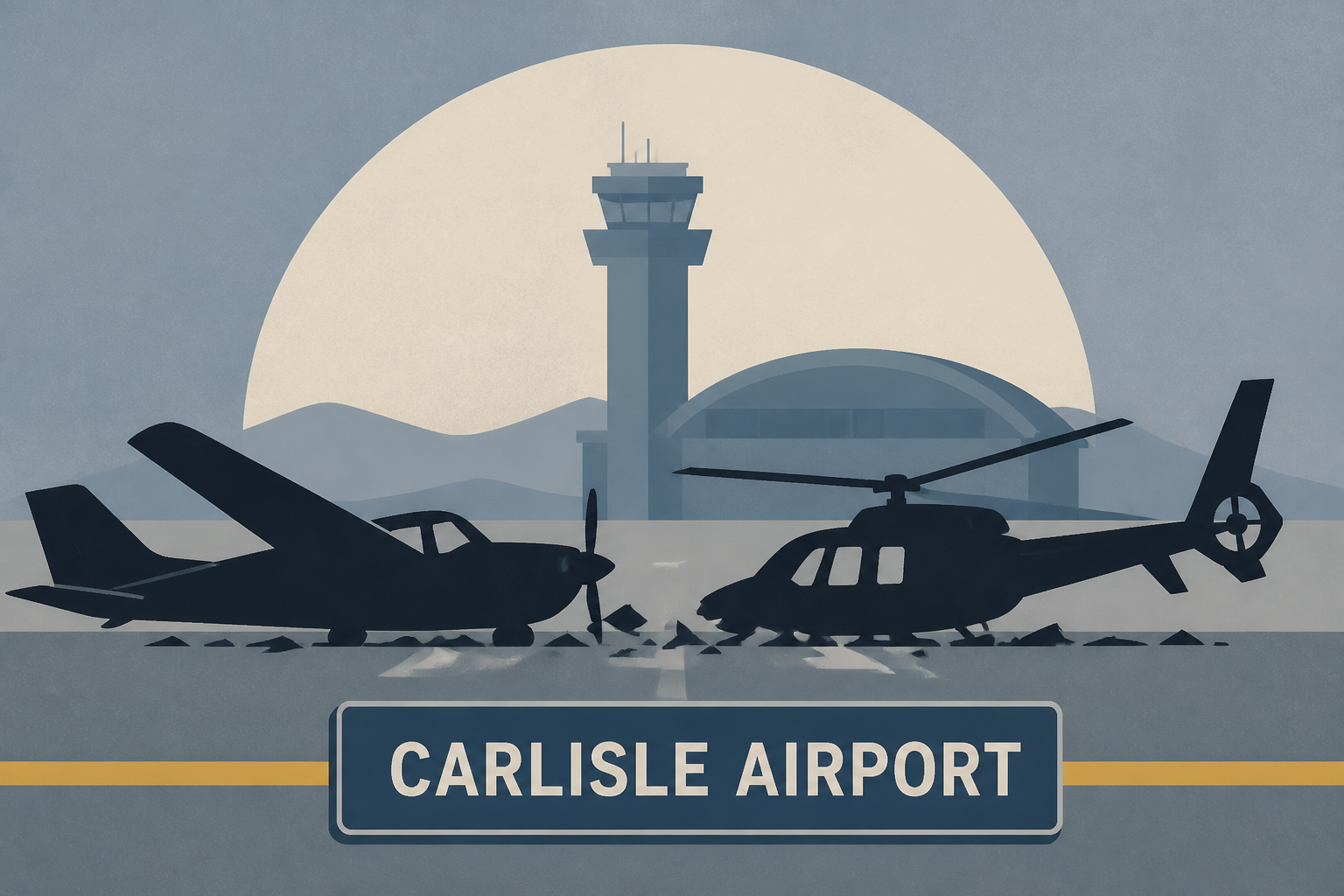 Pilot killed, 2 Pa. troopers hurt after plane, helicopter crash at Carlisle Airport