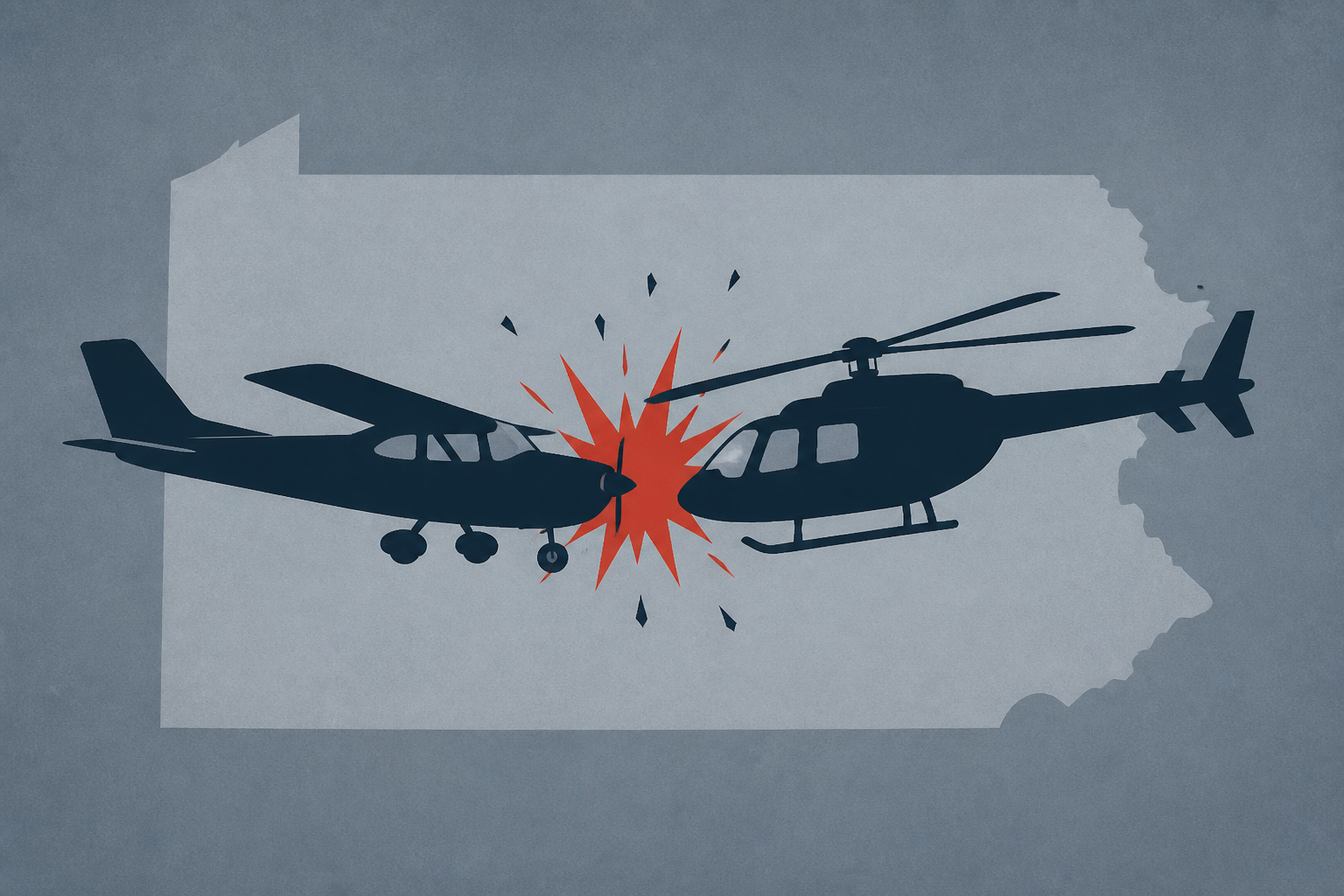 Pilot killed as small plane, state police helicopter collide in Pennsylvania, officials say