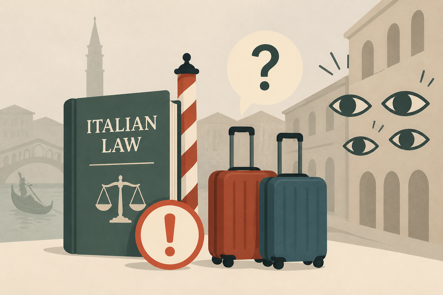American couple unknowingly breaks Italian law in Venice as locals give them puzzling looks