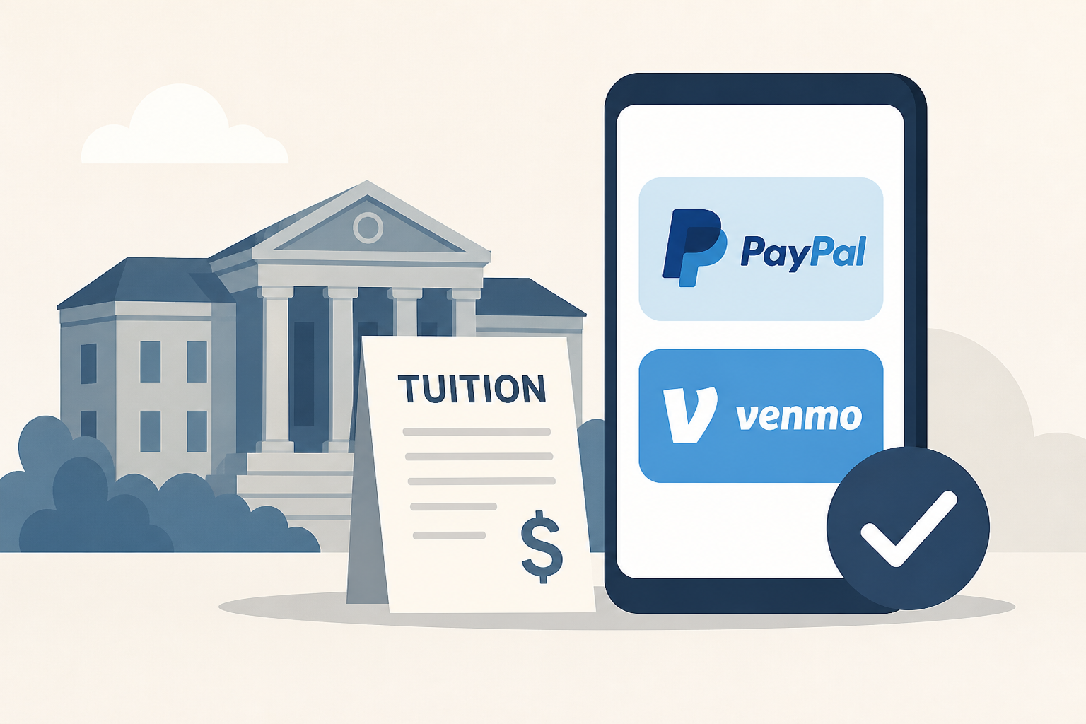 PayPal and Venmo now accepted for tuition at several universities