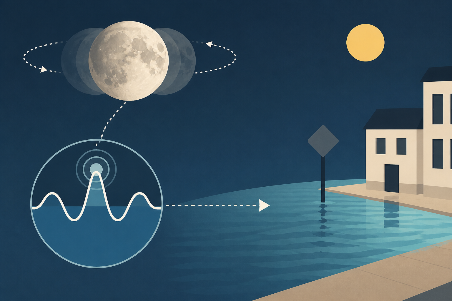 NASA scientists found the Moon's 18.6-year wobble will amplify ordinary high tides on U.S. coastlines starting in the mid-2030s — meaning some streets could start flooding on calm, sunny days for no v