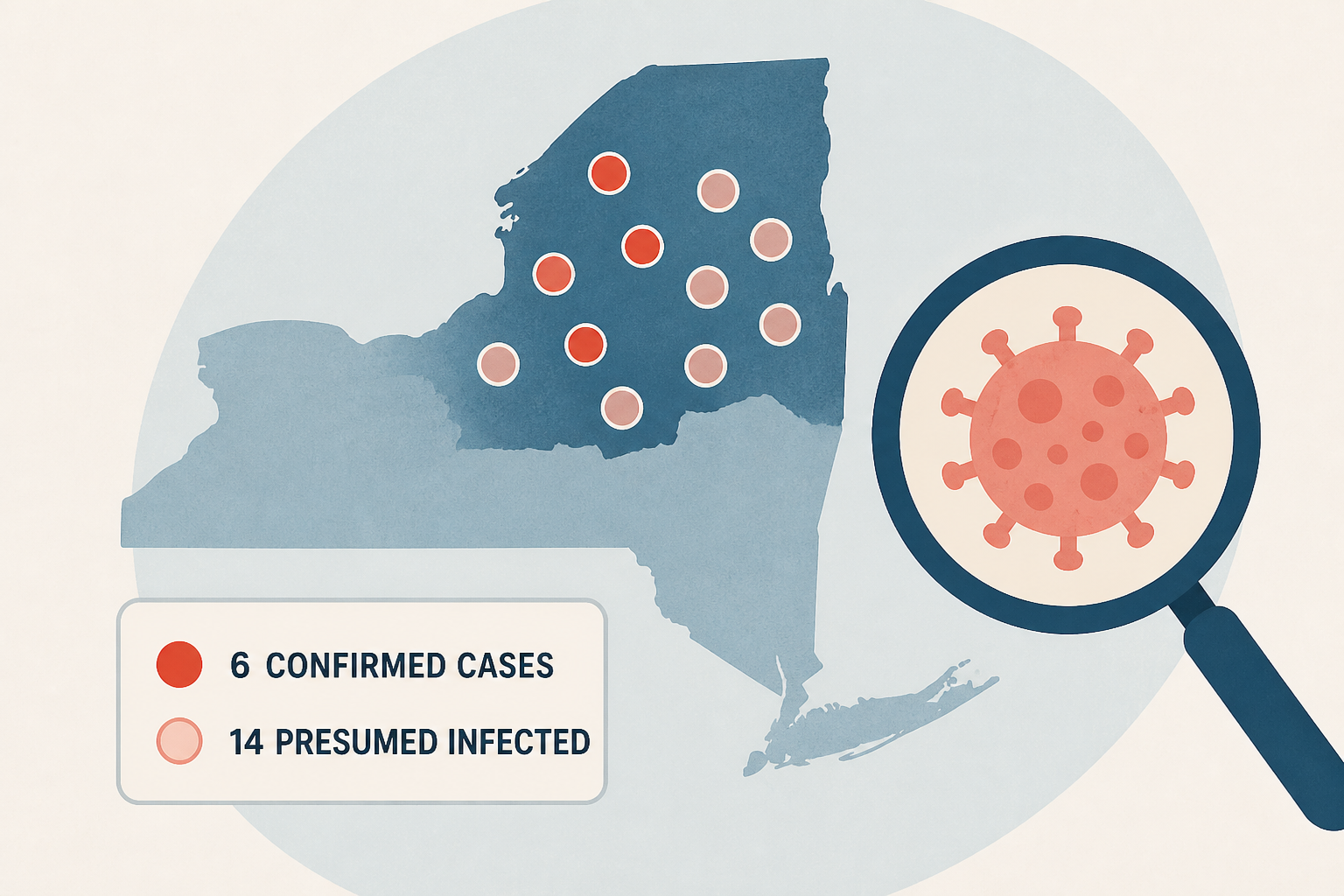 Six confirmed measles cases, 14 presumed infected across upstate NY