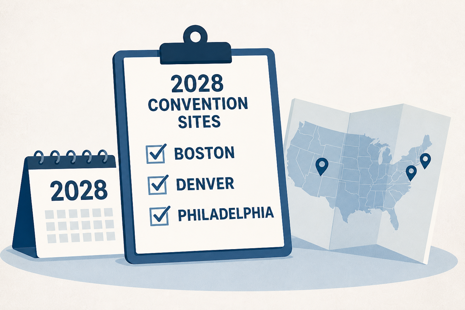 DNC narrows 2028 convention sites to Boston, Denver and Philadelphia