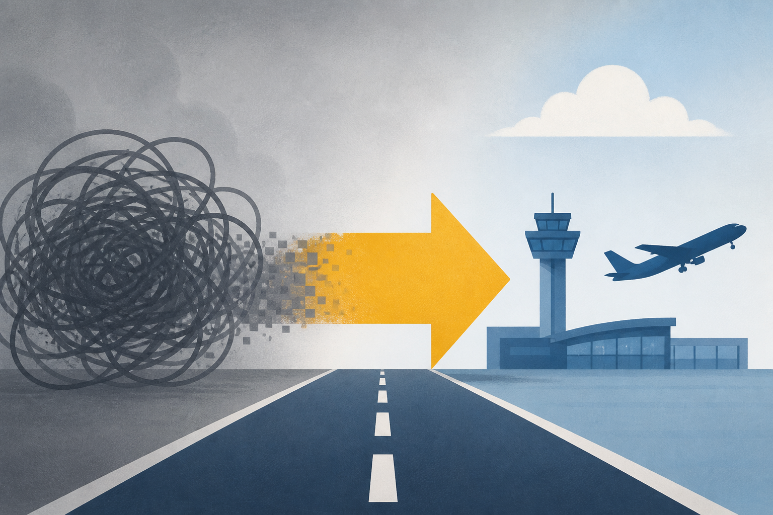 After hours of chaos, airport to gradually resume operations
