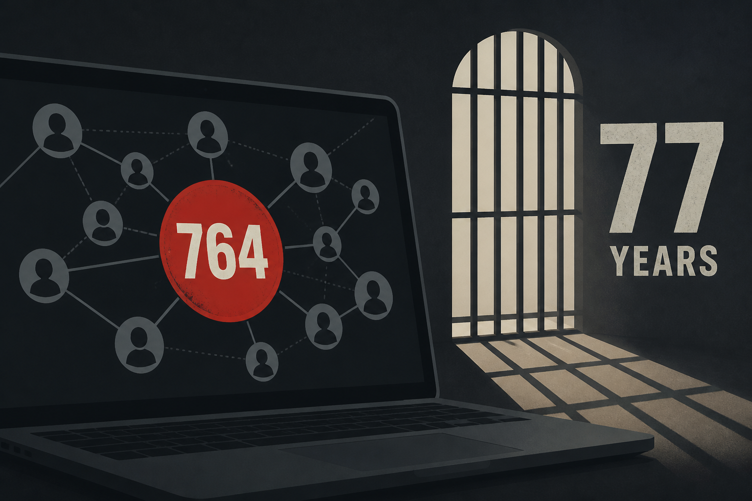 'Most prolific' member of online extremist network 764 sentenced to 77 years in prison