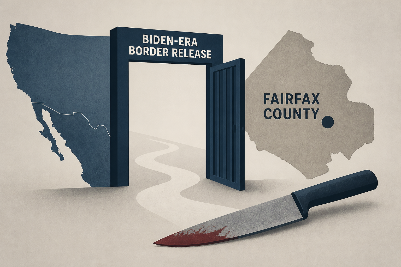 Fairfax County stabbing suspect linked to Biden-era border release