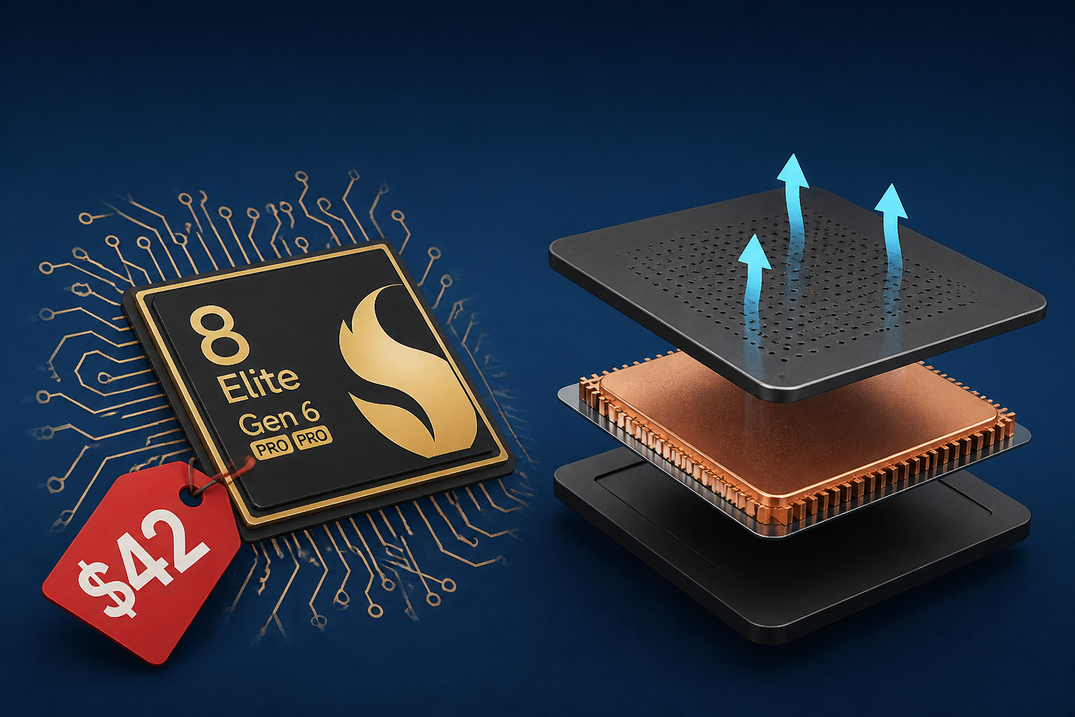 Snapdragon 8 Elite Gen 6 Pro In Desoldered Form Is Already On Sale For $42 Before Official Launch, New Image Shows Possible Heatsink Solution Like Samsung’s HPB