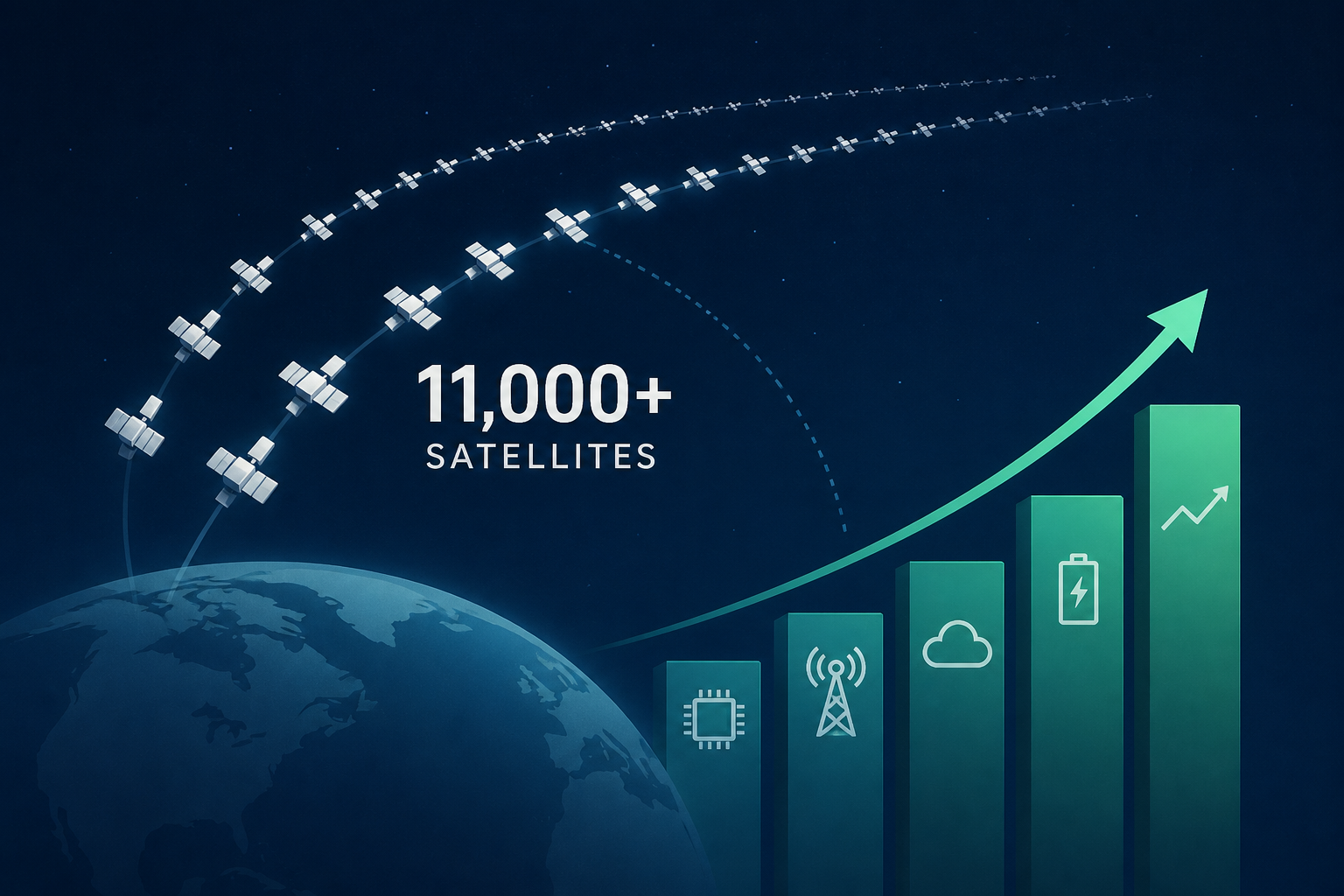 As Starlink Passes 11,000 Satellites, These 5 Stocks Will Feel It First
