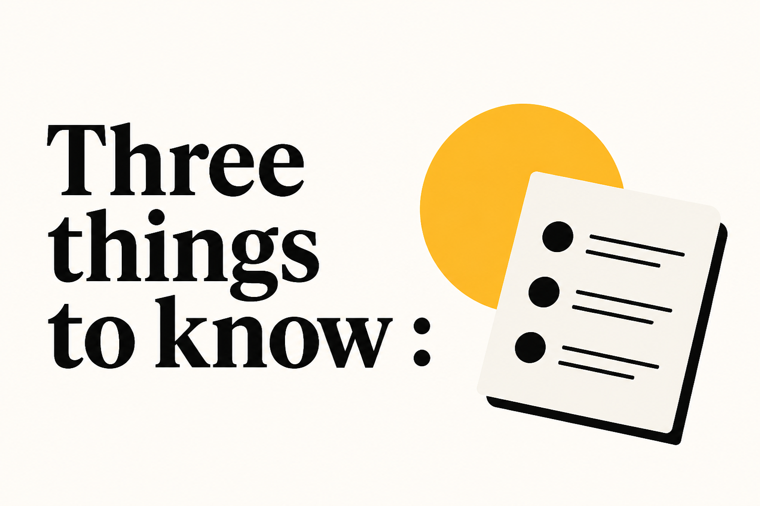Three things to know : NPR