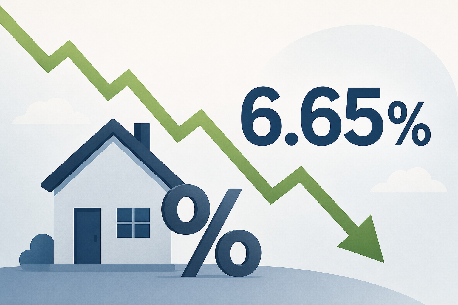 Mortgage rates fall to 6.65%: Freddie Mac
