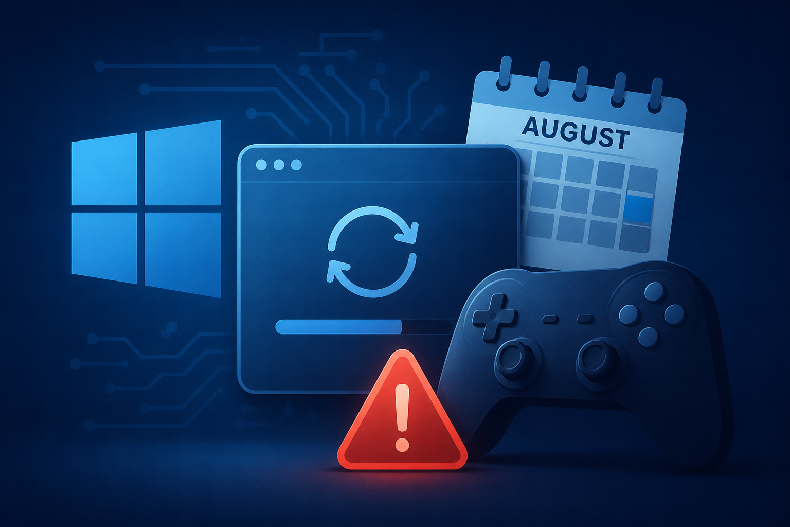 Microsoft says August Windows updates may cause gaming issues