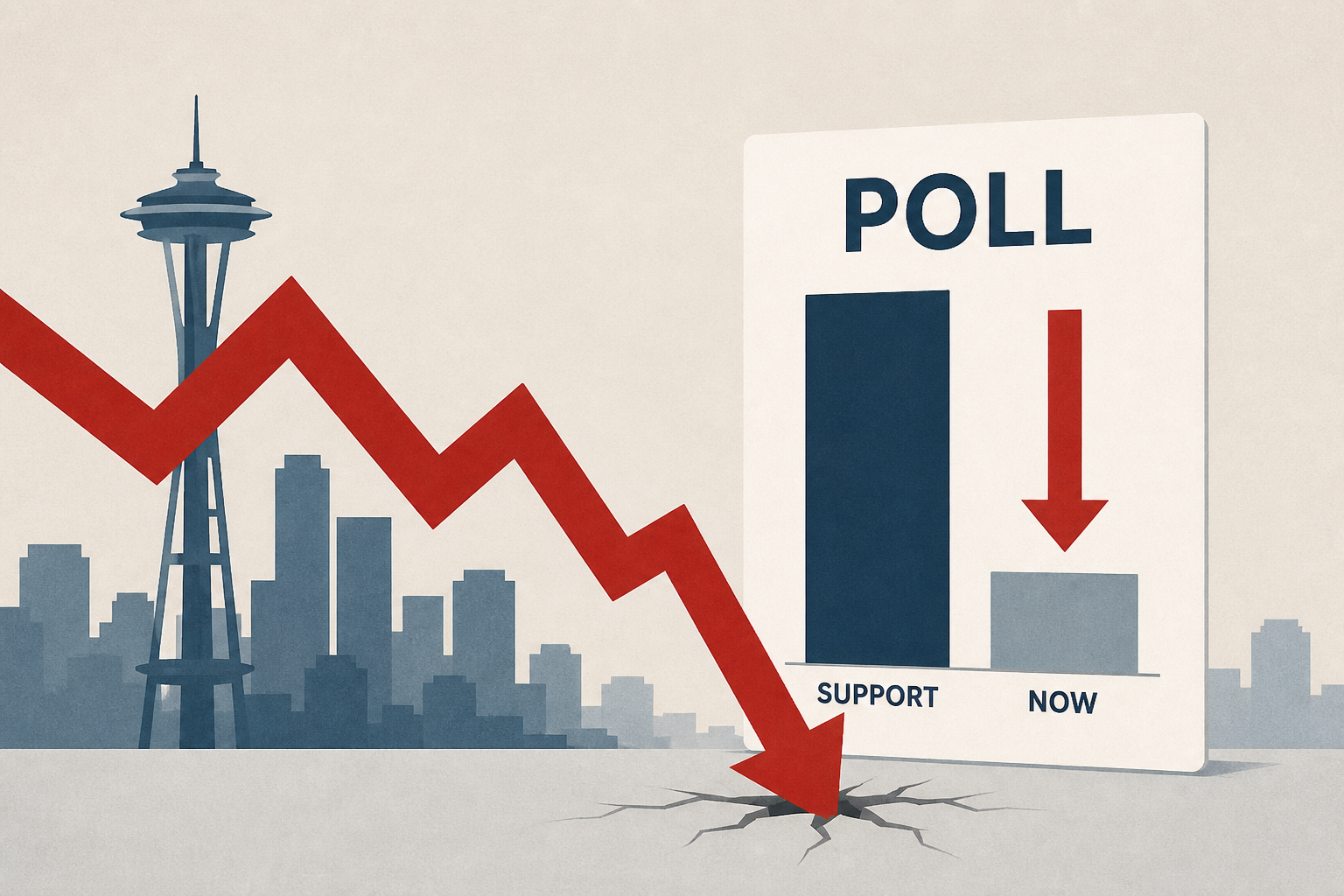 New poll shows support for Seattle Mayor Katie Wilson has sharply dropped