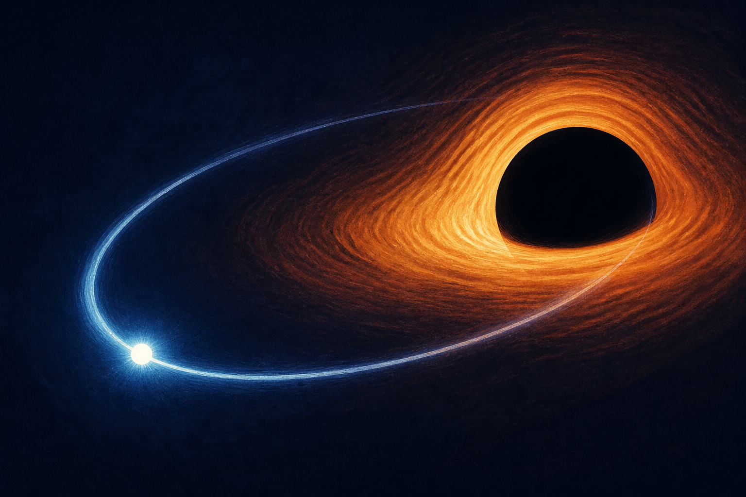 Astronomers spot the closest, fastest star ever seen orbiting our galaxy's monster black hole