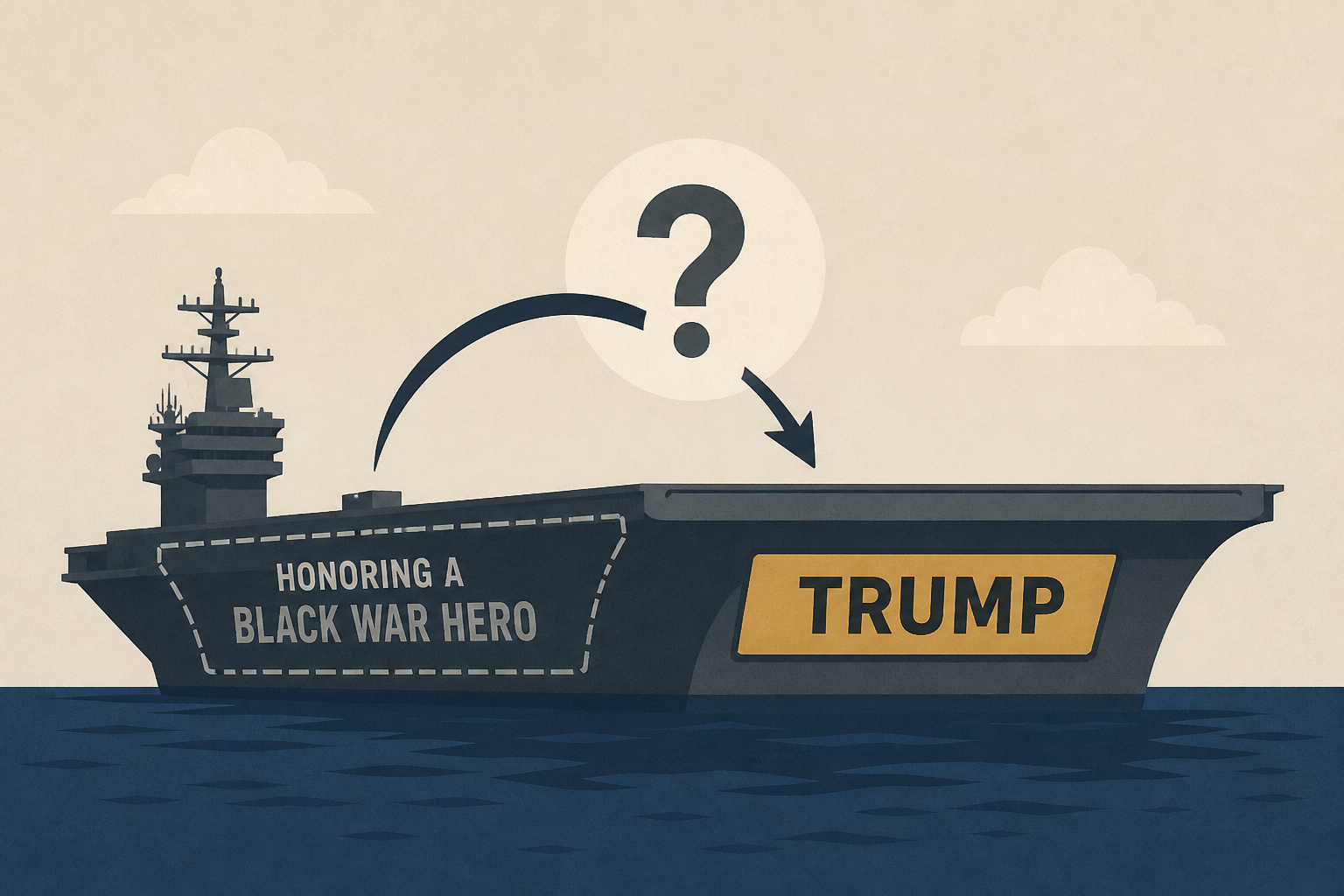 Exclusive: Navy weighs renaming carrier slated to honor Black war hero, potentially switching it to Trump
