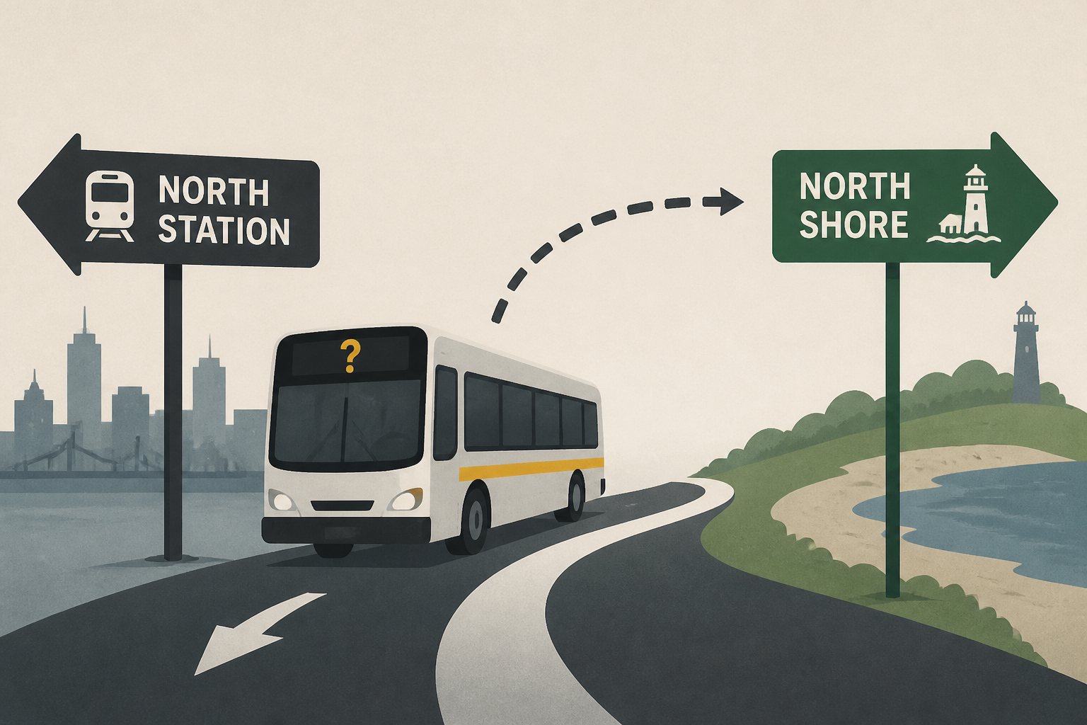 MBTA bus mistakenly shuttles passengers to North Shore, instead of North Station