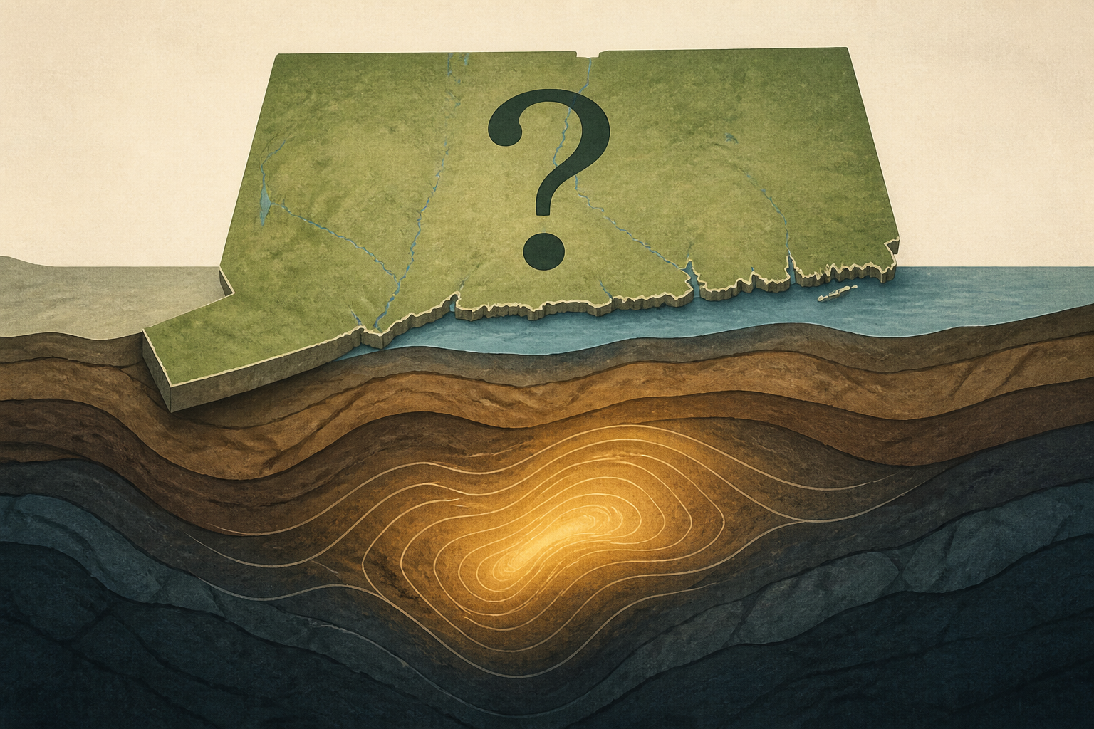 A hidden geological mystery is taking shape beneath Connecticut