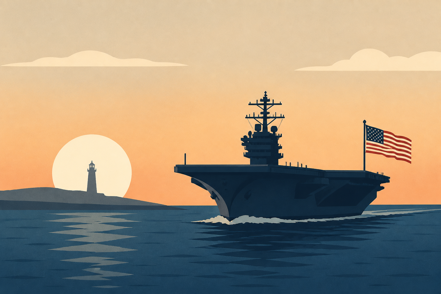 USS Lincoln heads home after extended deployment to the Middle East